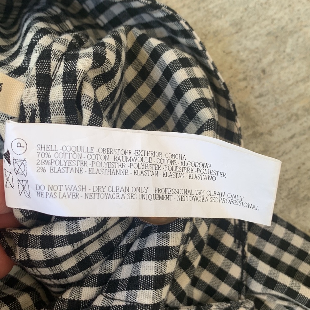 Capulet Gingham Button Front Pants With Ruffle An… - image 8